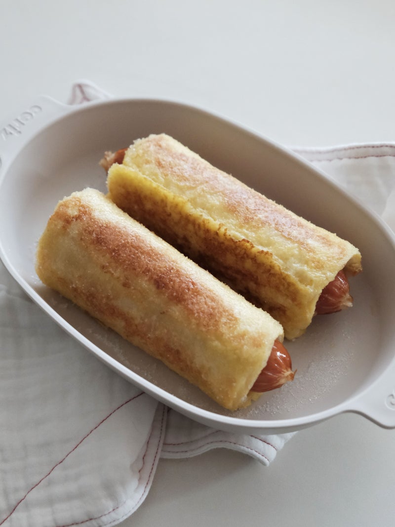 식빵 핫도그 만들기 소세지 치즈 넣은 남은식빵 활용 레시피