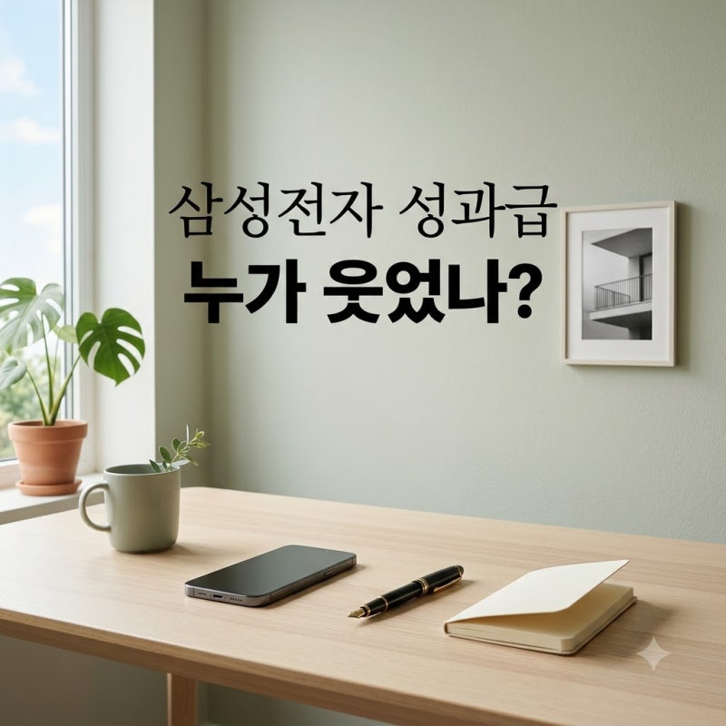 "0% 실화냐?".. 삼성전자 성과급 공지 뜨자마자 직원들 곡소리 난 이유