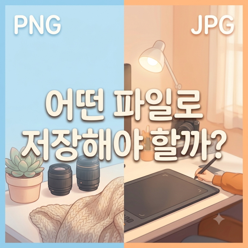 PNG와 JPG 차이｜어떤 파일로 저장해야 할까?