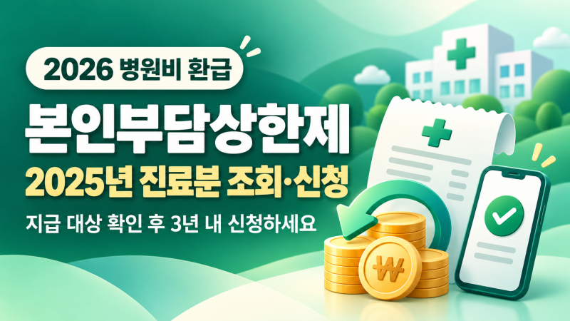 2026 본인부담상한제 환급금 조회 방법