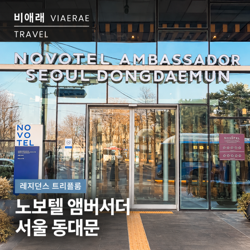 서울 호캉스 노보텔 엠버서더 서울 동대문 레지던스 트리플룸
