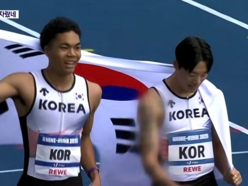100m 준결선 오른 조엘진, 알고 보니 10년 전 태양의 후예 아역이었다 염소 사줘 그 소년의 놀....