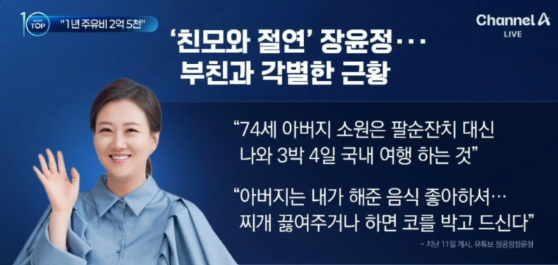 “어디 가서 장윤정 아빠라고 한 적 없다”…유명한 딸 둔 아버지가 평생 정체 숨기고 다닌 ....