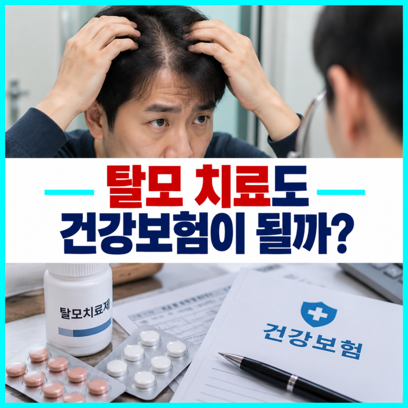 탈모 치료도 건강보험이 될까? 원형탈모·남성형 탈모부터 실손보험까지 확인하기