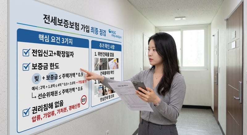 전세보증보험 가입 요건부터 가입 거절 사유까지 완벽정리
