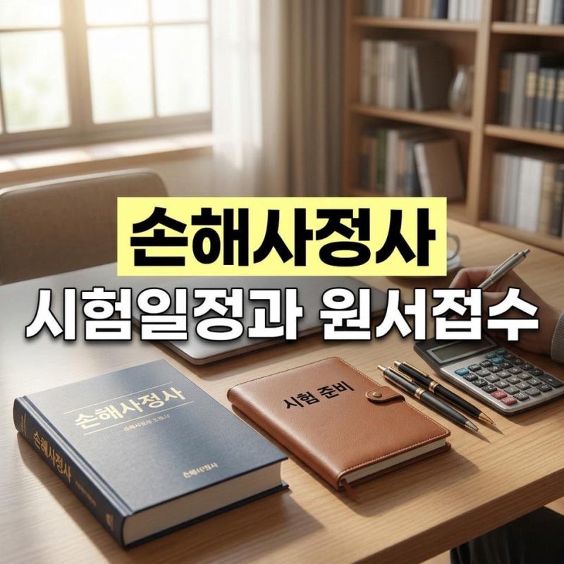 2026년 손해사정사 시험일정 및 1차 원서접수 날짜 확인하기