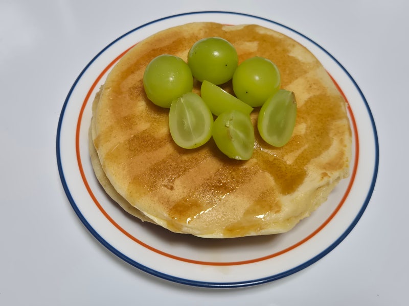 가성비 홈카페|노브랜드 팬케이크믹스로 초간단 팬케이크 만들기