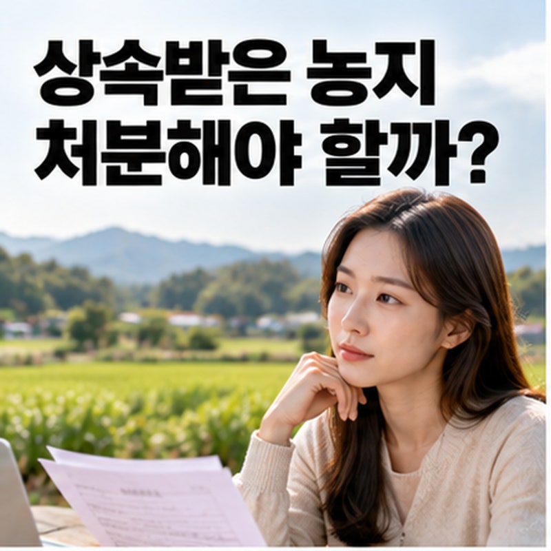 농지 전수조사 때문에 상속 농지 팔아야 할까? 임대차까지 따져봤어요