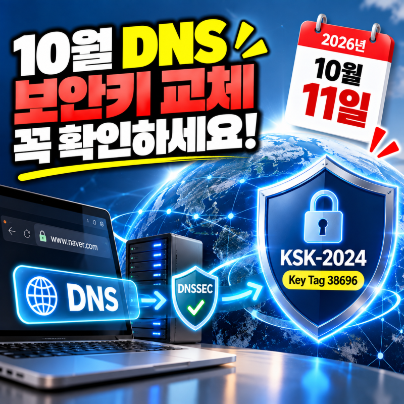 10월 DNS 보안키 교체 전 확인할 것｜인터넷 접속 장애가 생길 수 있는 경우