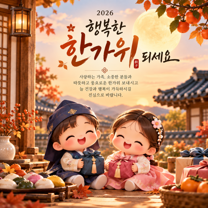 2026 추석 인사말 이미지 모음｜부모님·어른·지인·은사님께 보내기 좋은 한가위 인사
