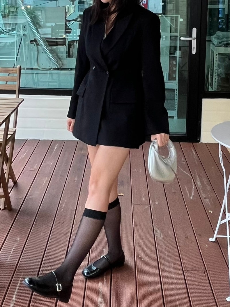 봄가을 하객룩자켓 데일리 여성아우터 줄리아제이