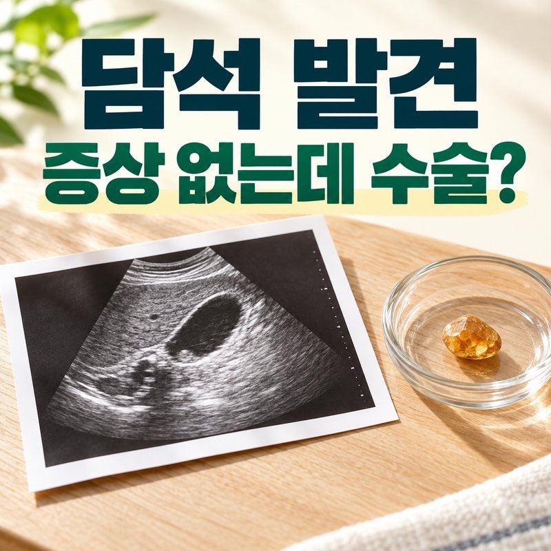 담석 발견됐을 때｜증상 없는데 수술해야 할까?