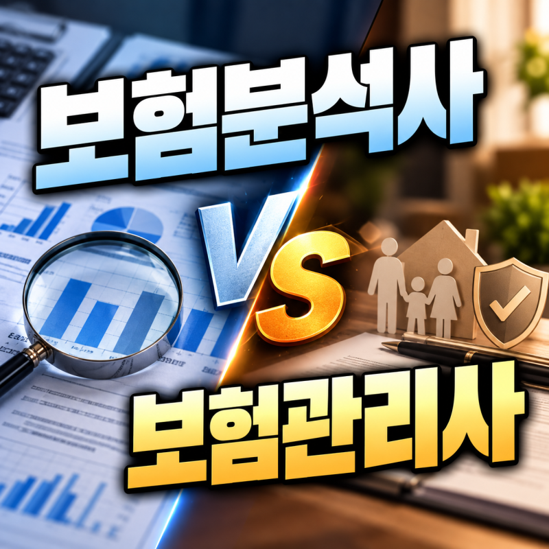 2026 보험조사분석사 보험심사관리사 차이 완전정리