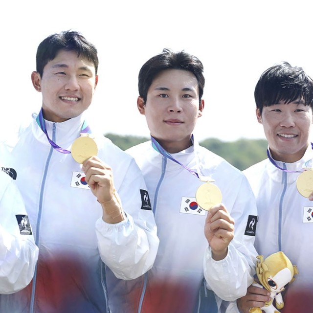 "중국을 0.255초 차로 꺾었다!" 한국 카누 사상 첫 아시안게임 카약 4....