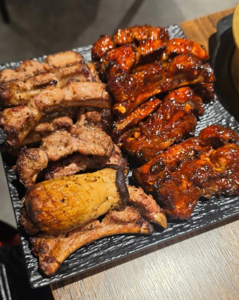 [전주쪽갈비] 감쪽 에코시티점, 웨이팅 없이 먹고 온 소금+양념 1kg 세트 후기