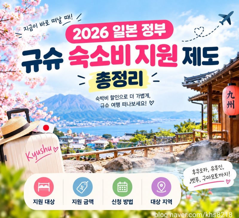 일본 규슈 숙소비 지원 제도 총정리 (규슈 부흥 응원 할인)_ 후쿠오카 예약 사이트, 방법, 기....