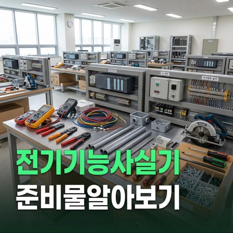 전기기능사 실기 공개문제 도면 넘버링 준비물 구매 알아보기