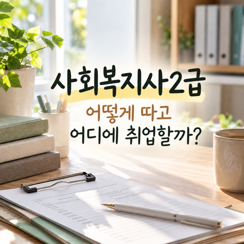 사회복지사2급, 사회복지사가 되는 법부터 취업 현실까지
