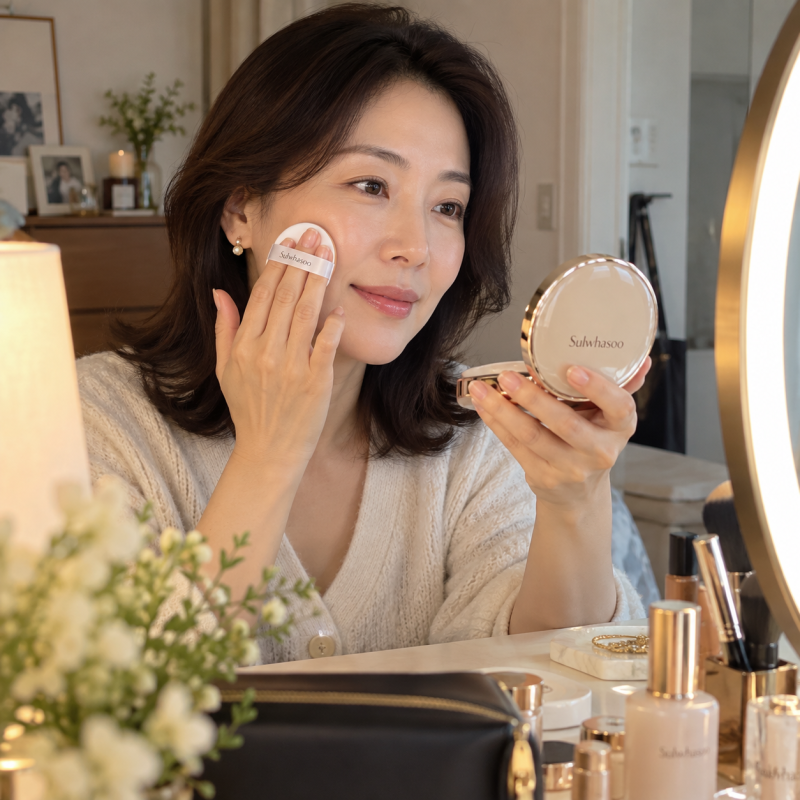 “수정 화장 줄어든 이유?” 설화수팩트, 중년 피부가 찾는 포인트
