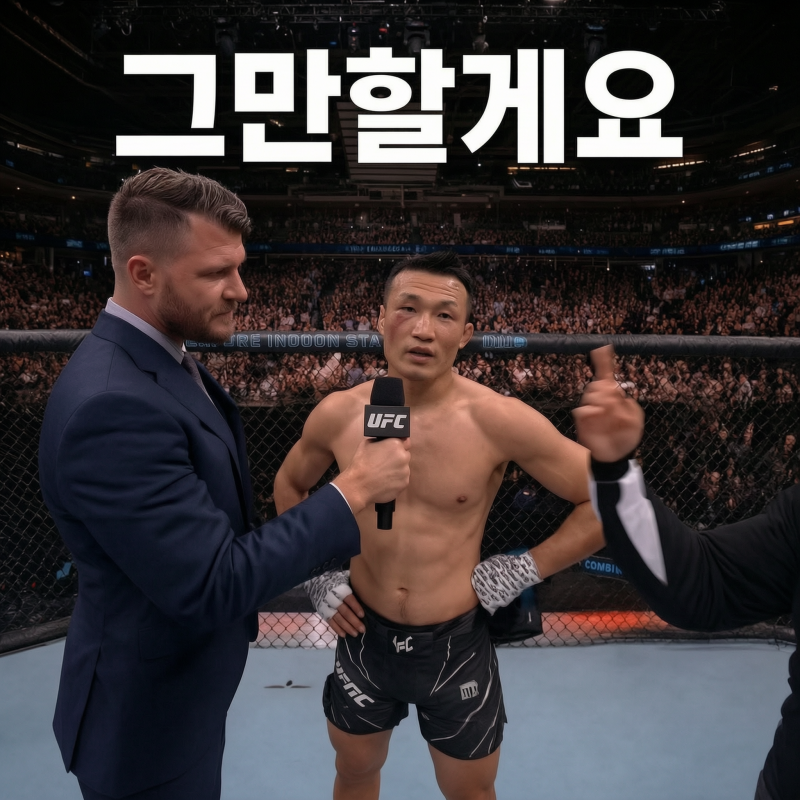 끼미히끼잉 뜻, 정찬성 은퇴 '그만할게요'에서 나온 밈 의미