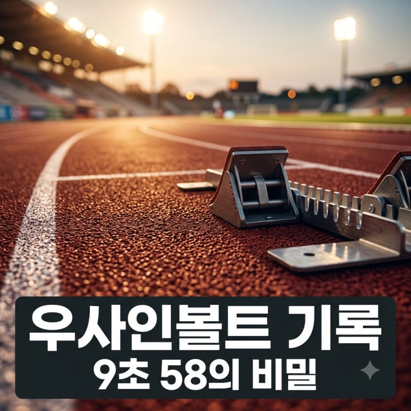 "9초 58 벽 깨졌다고?" 우사인볼트 100m 기록 위협하는 이것의 정체