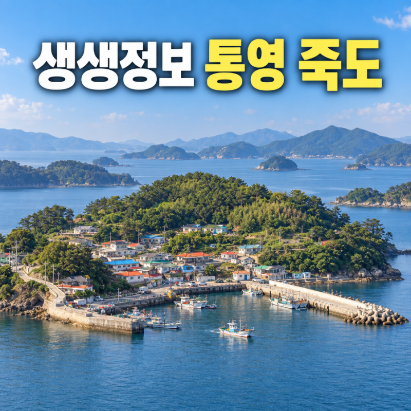 생생정보 통영 죽도 어디? 배편 시간·가는 법·민박·섬 여행 준비