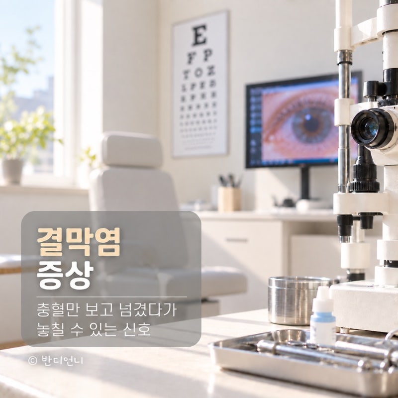결막염 증상, 충혈만 보고 넘겼다가 놓칠 수 있는 신호