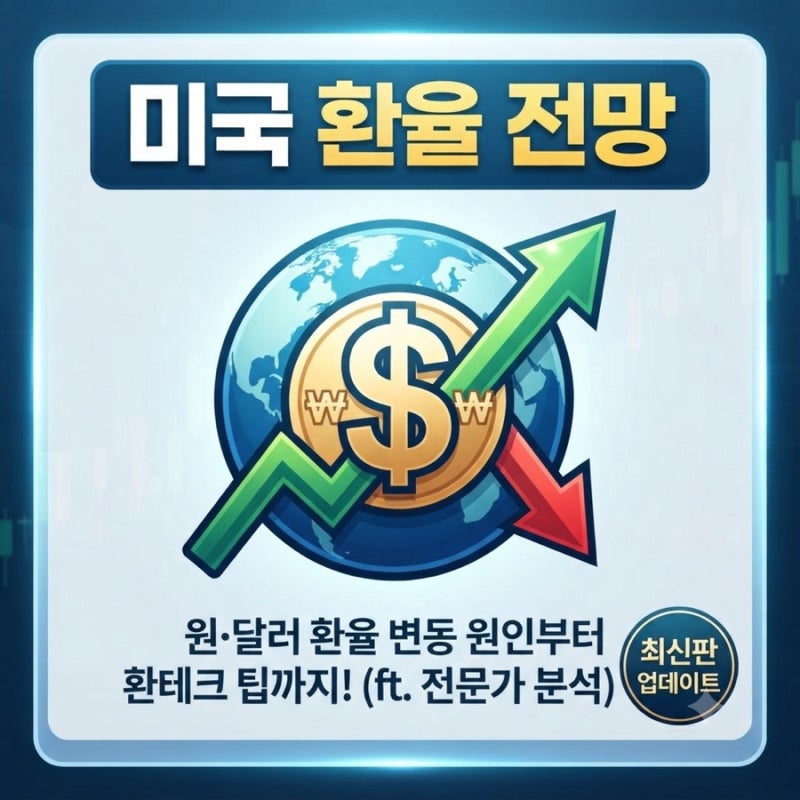 미국 환율 전망 및 원·달러 환율 변동 원인 완벽 정리 (ft. 환테크 팁)