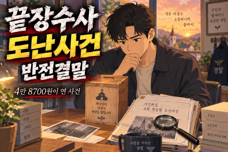 끝장수사 4만 8700원 도난 사건 결말 해석: 작은 헌금함 절도가 뒤집은 진짜 반전