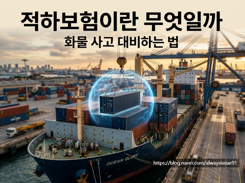적하보험이란 무엇일까 - 화물 사고 대비하는 법