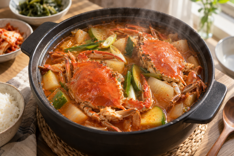 꽃게탕 끓이는법, 된장으로 비린내 잡는 황금레시피