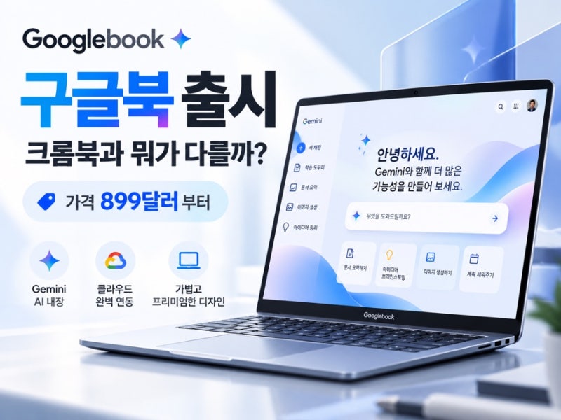 구글북 크롬북 차이, 가격 899달러부터…한국 출시는 언제?