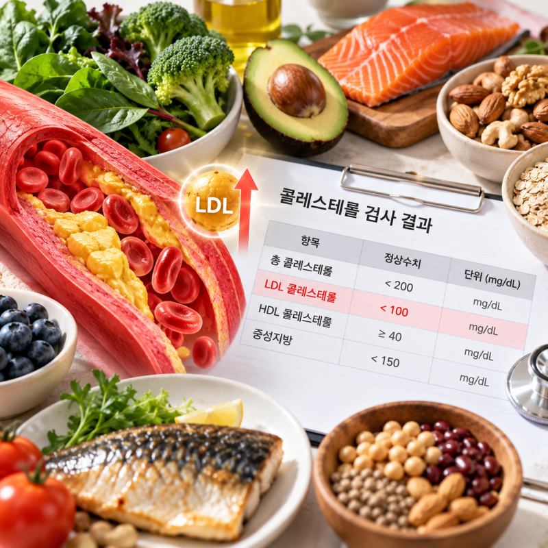 ldl정상수치 콜레스테롤 수치 관리를 위한 식습관 개선 방법