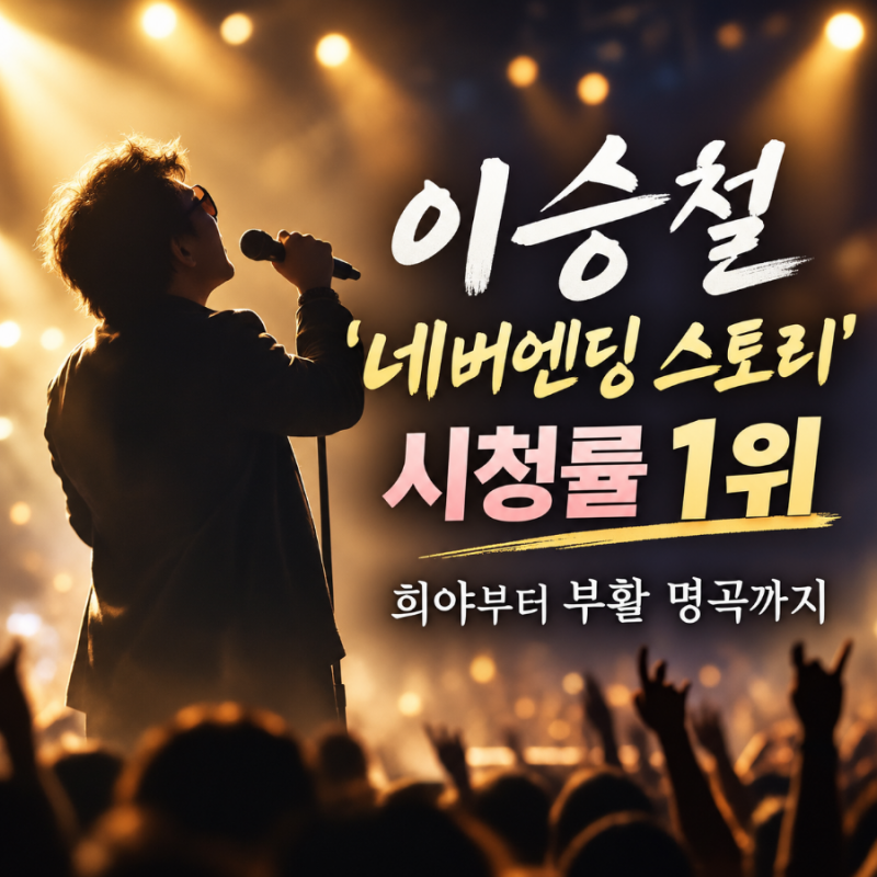 ‘네버엔딩 스토리’ 이승철, 시청률 1위! 희야부터 부활 명곡까지, 내가 좋아하는 목소리