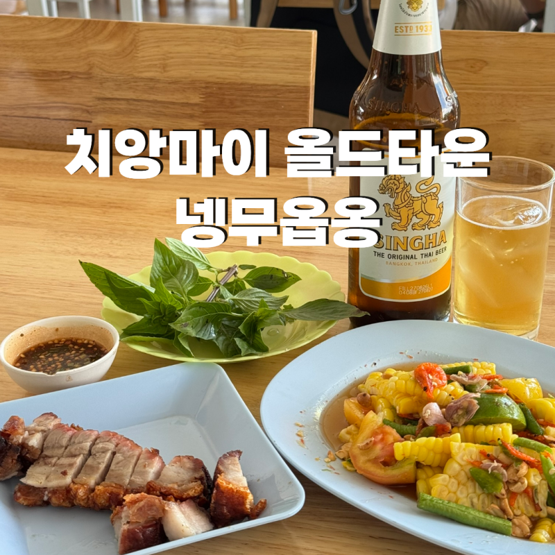 치앙마이 올드타운 맛집 넹무옵옹 항아리삼겹살 메뉴 가격 추천