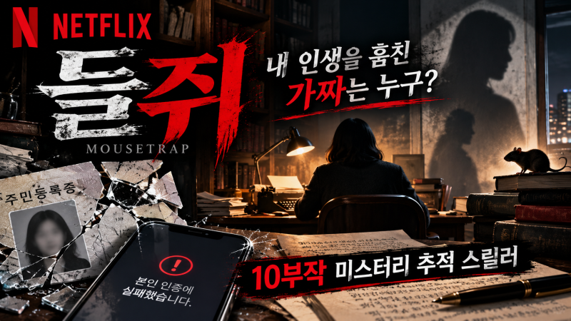 넷플릭스 들쥐 줄거리·출연진 총정리｜류준열·설경구, 내 인생을 훔친 ‘가짜 나’의 정체....