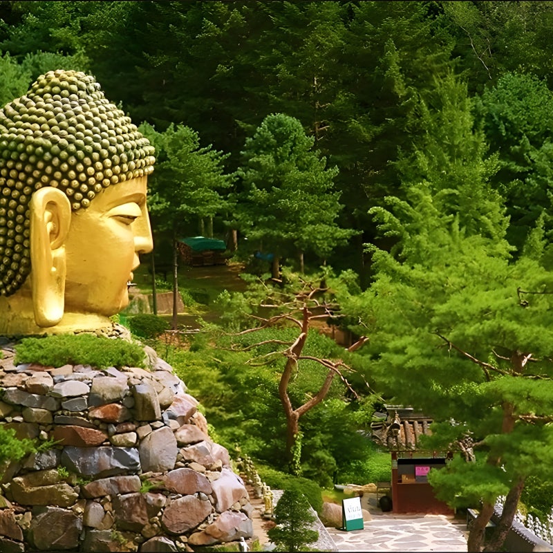 9월 가을 10월 용인 이색 사찰 여행, 8m 불두부터 도는 '이 동선'이면 주차·입장료까지 2시간 ....