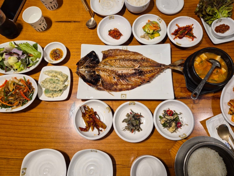 안동 월영교 근처, 아기와 함께 가기 좋은 고등어 구이 맛집 '안동김대감'