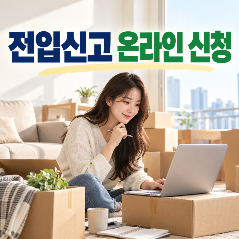 전입신고 인터넷 신청 방법｜정부24에서 새 주소 신고·처리 확인