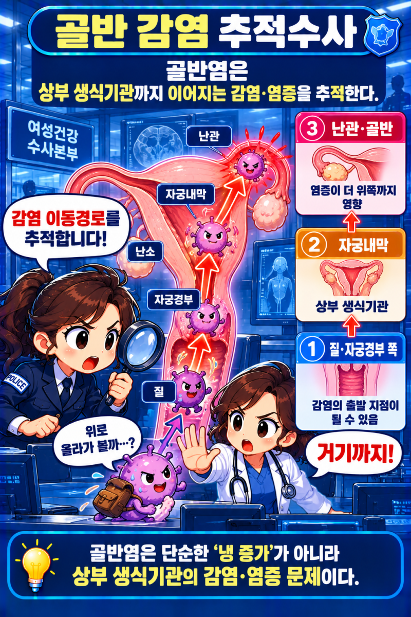 아랫배가 아프고 냉이 늘면 골반염일까? 골반염 증상 제대로 보기