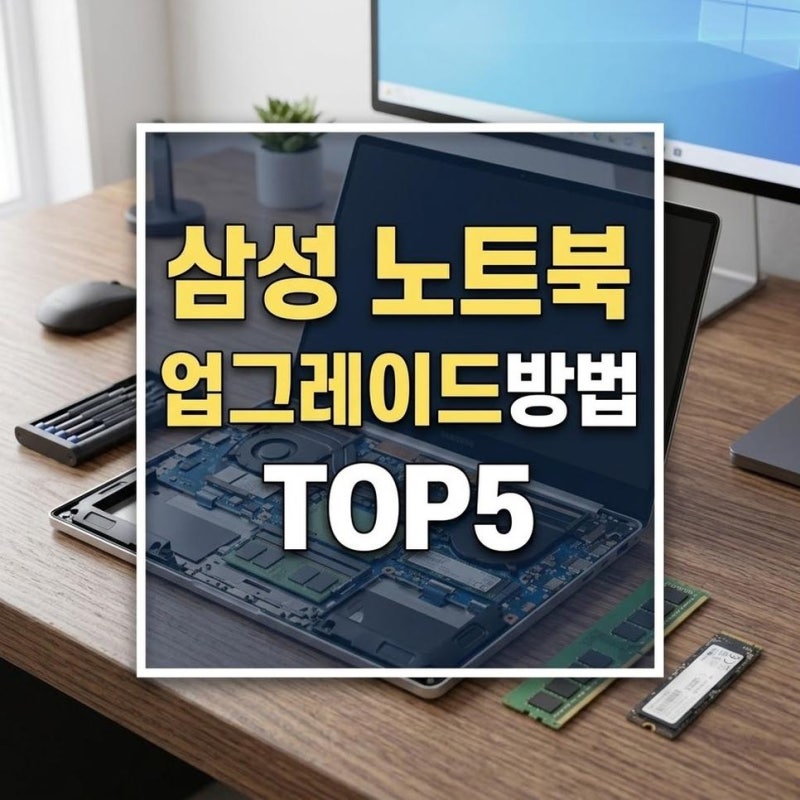 삼성 노트북 업그레이드 비용 램 SSD 추가 설치 예약방법과 가능 모델