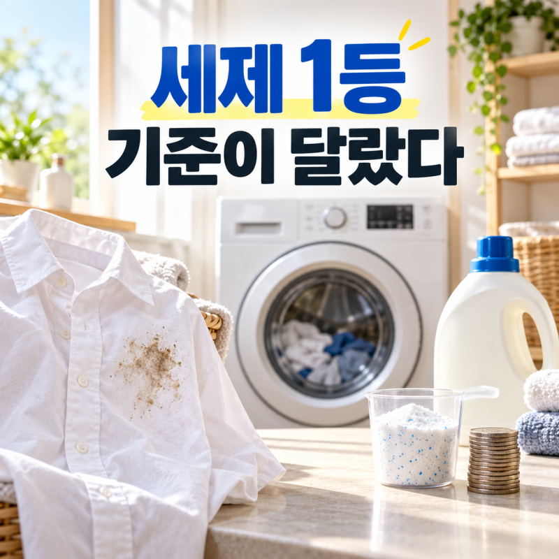세탁 세제 순위, 8개 비교해보니 기준에 따라 답이 달랐다