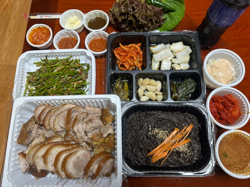 속초 현지인 족발맛집 용추골미궁순대 교동점 족발포장 후기, 집에서 먹어도 따뜻한 수제왕....