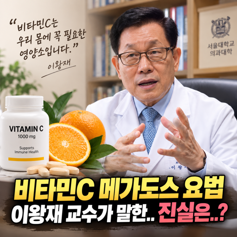 비타민C 메가도스 요법 "서울대 이왕재 교수가 말한.. 진실?"