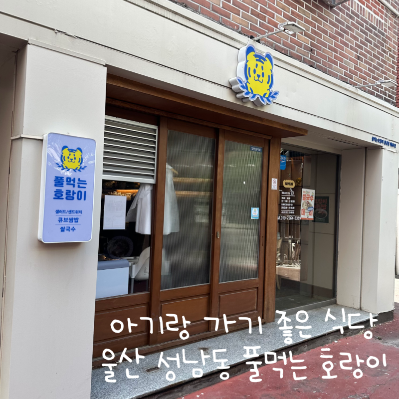 [울산/성남동] 아기랑 가기 좋은 성남동 쌀국수 맛집 풀먹는 호랑이 | 메뉴 추천