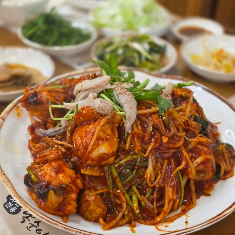 잠실 올림픽공원 맛집 아구찜 똑순이아구찜. 블루리본 주차가능