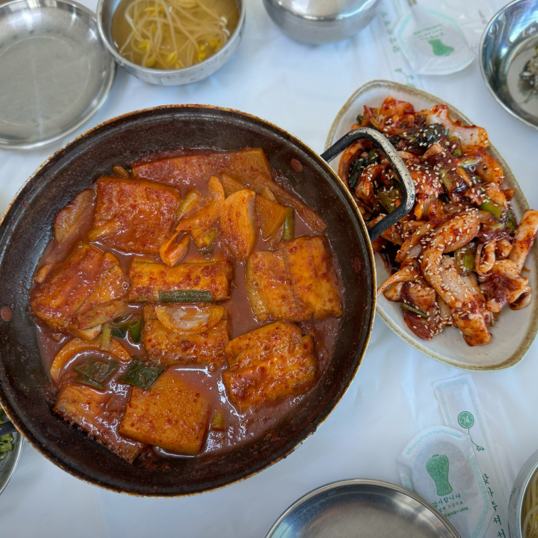 강릉 중앙시장 한정식 노포 맛집 정화식당 갈치조림 추천