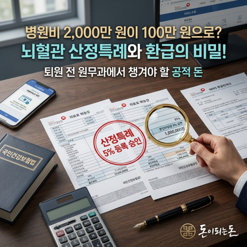 "병원비 2,000만 원이 100만 원으로" 뇌혈관 산정특례 등록과 본인부담상한제 환급