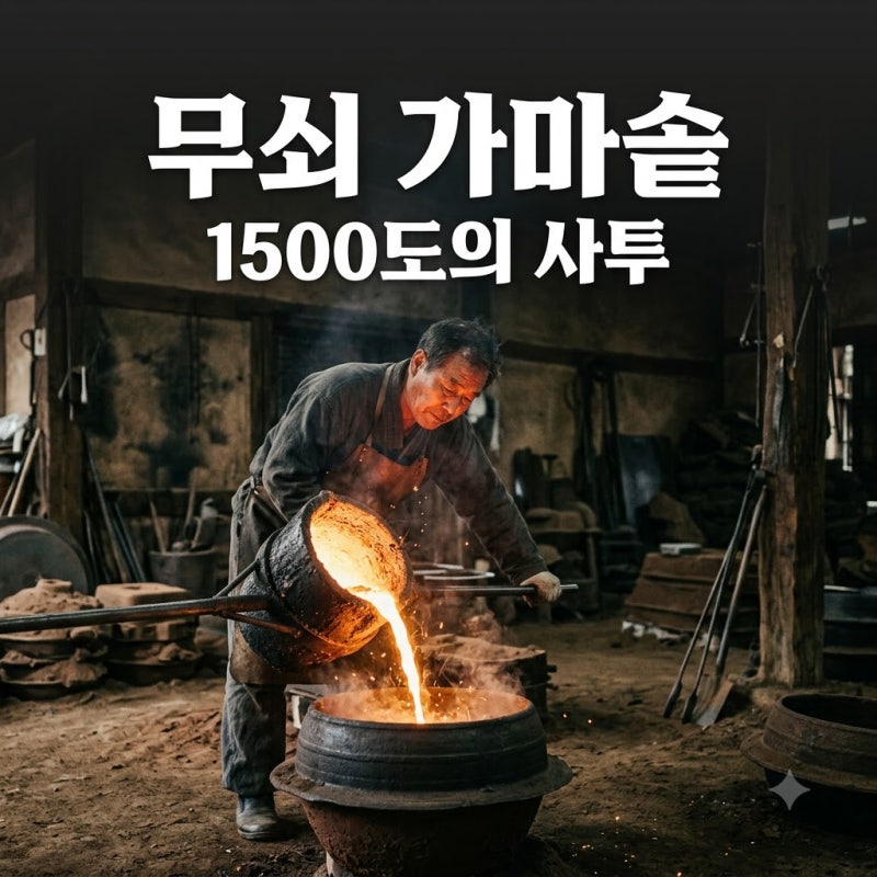 "1500도 불길 속에서.." 극한직업 무쇠 가마솥, 아직도 수작업 고집하는 진짜 이유