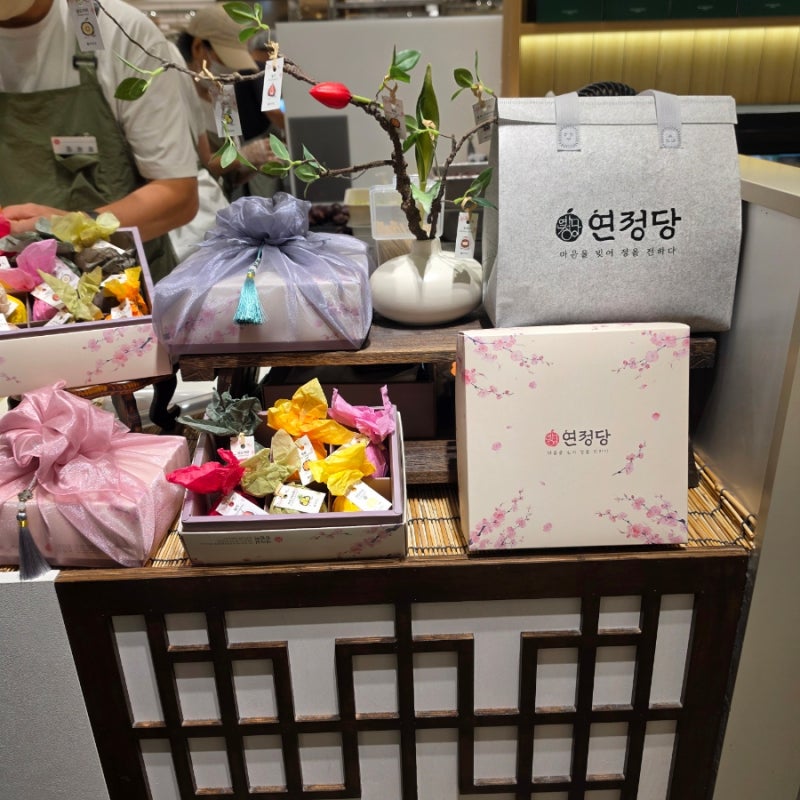 부산 신세계 센텀 맛집 줄 서서 먹는 과일찹쌀떡 디저트 핫플 '연정당' 솔직 후기